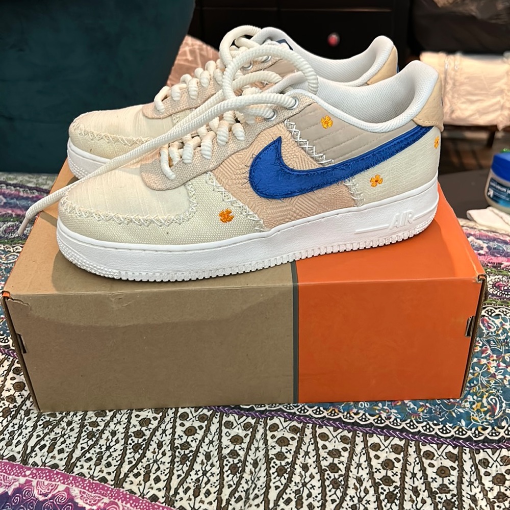 Size 11 Air Force Ones 07 premium worn once. Women’s shoes